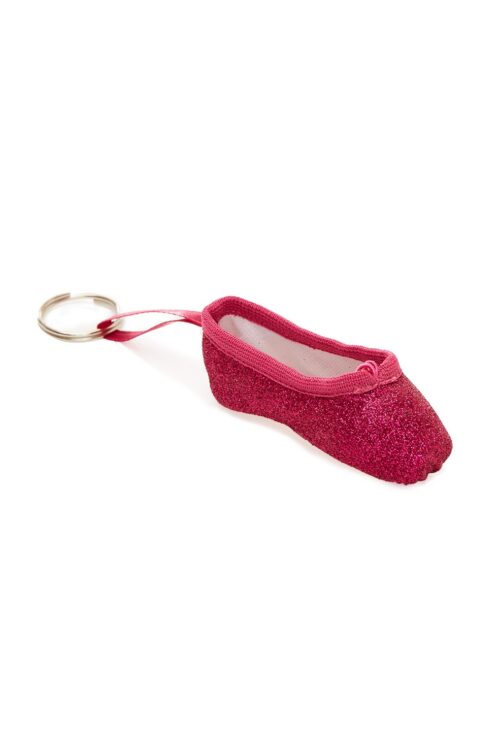 Glitter Pointe Shoe Keyring