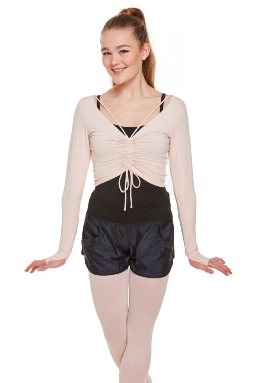 Gathered Layering Crop Top