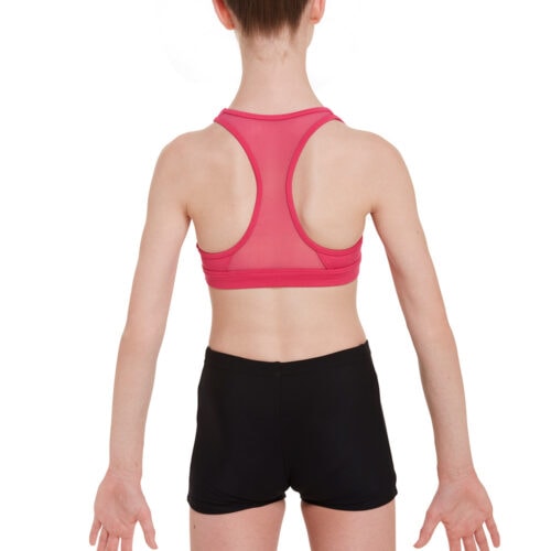 Mesh Racer Back Crop Top