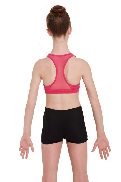 Mesh Racer Back Crop Top