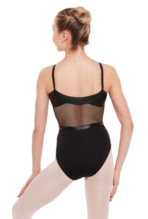 Camisole Fishnet and Shimmer Mesh Leotard