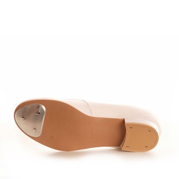 Black Low Heel Canvas Tap Shoe