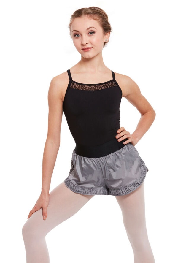 Ladies Rip-Stop Ruffle Shorts