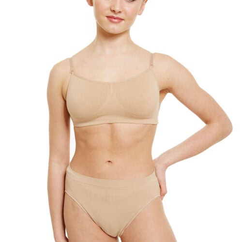 Silky seamless high cut brief underwear