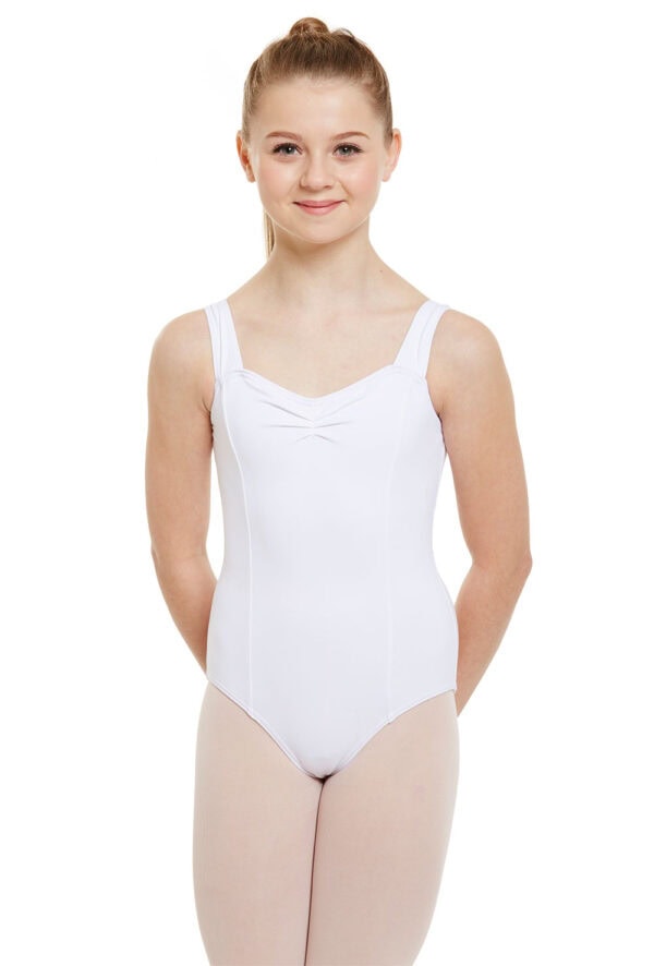 Girls Wide Strap Tank Leotard