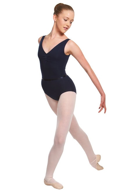 Pinch Front Cotton Academy Leotard