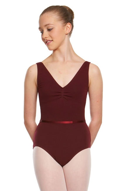 Pinch Front Cotton Academy Leotard