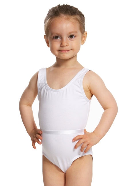 Girls Sleeveless Cotton Academy Leotard