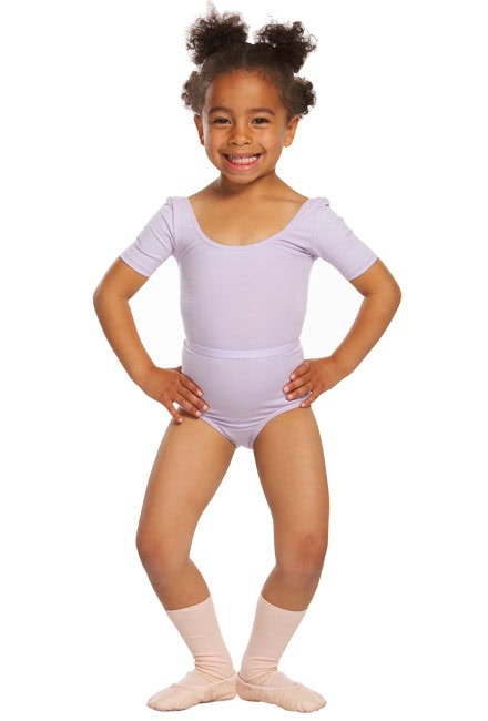 Short Sleeve Cotton Academy Leotard