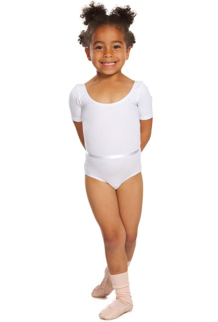 Short Sleeve Cotton Academy Leotard