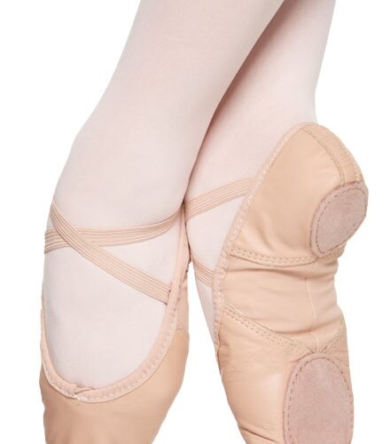 Leather stretch splitz