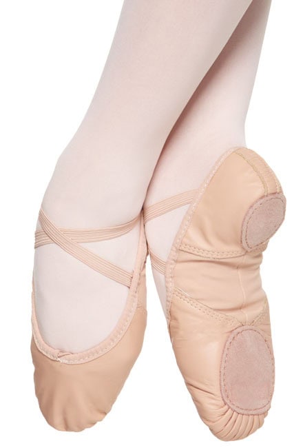 Leather stretch splitz