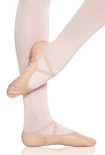 Leather stretch splitz