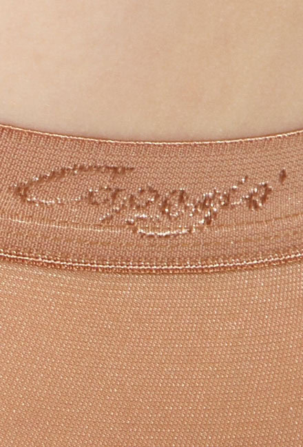 Girls' ultra shimmery stirrup tights