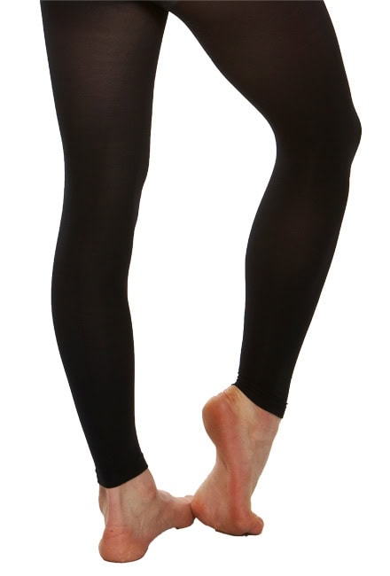 Ultra Soft Footless Tights with Elastic Waistband