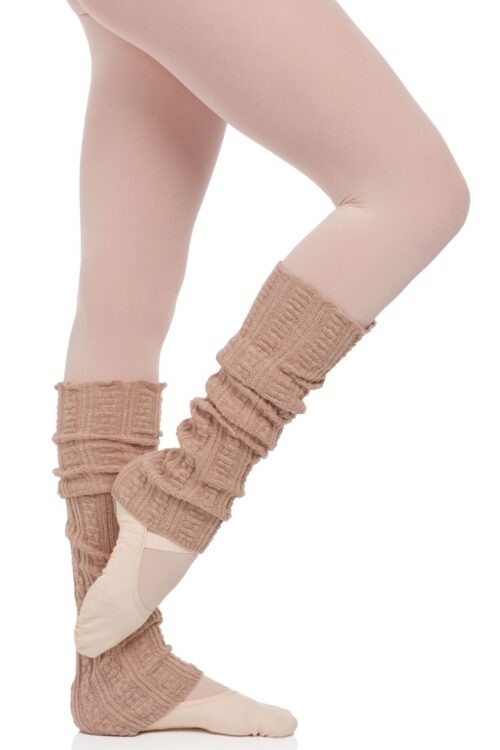2044-Faith-beige Faith - Twist Knit Leg Warmer