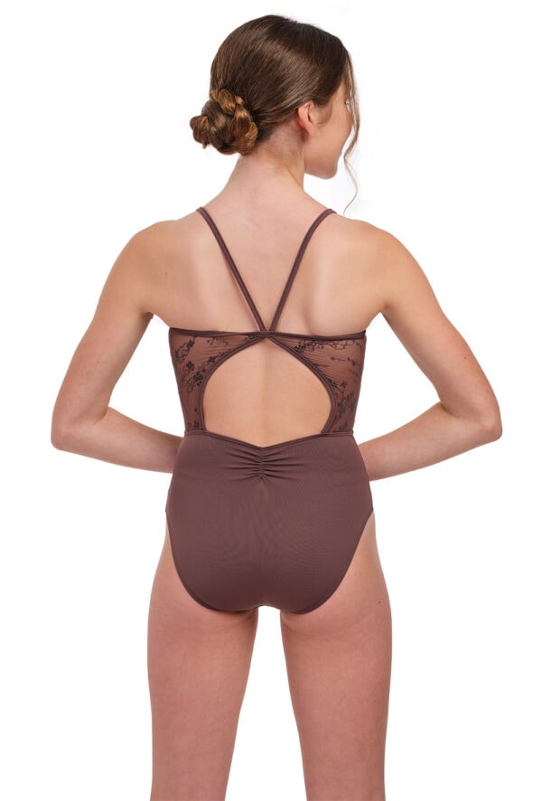 31715-Galatea-mik-back Galatea - Flocked Tulle Camisole Leotard