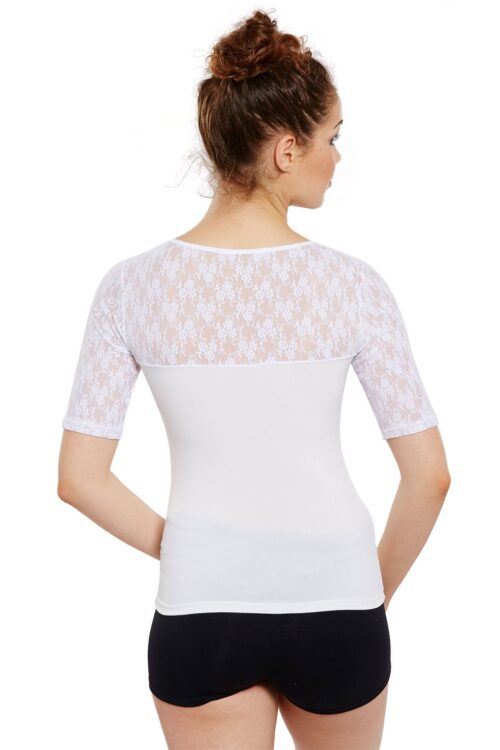 Short Sleeve Lace Top