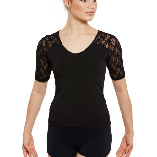 Short Sleeve Lace Top