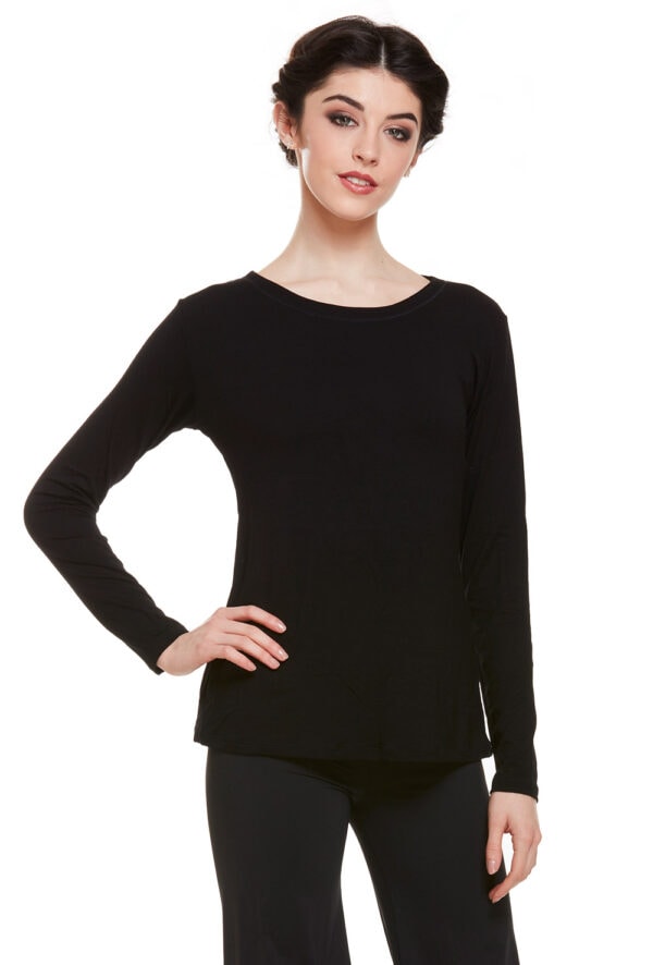 6385-front Long Sleeve Dance Tee