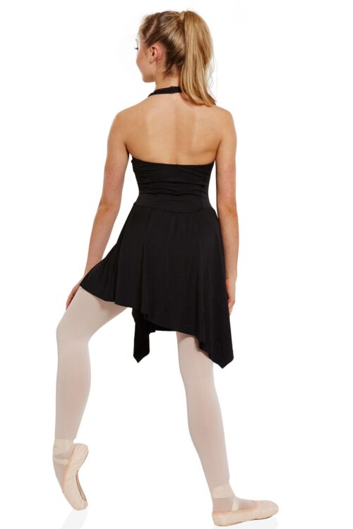 Asymmetrical Princess Halter Dress