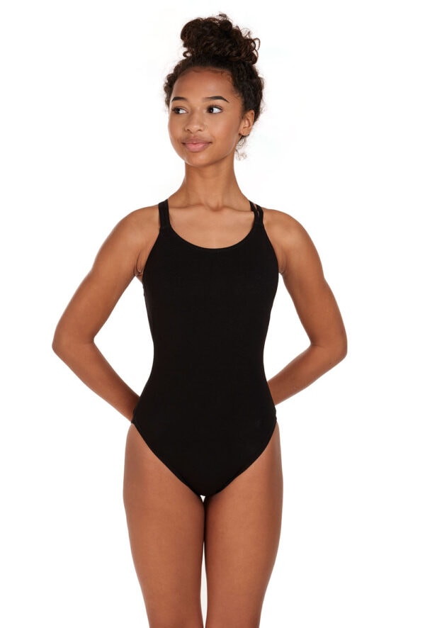 Criss cross camisole leotard