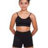 EPD-shorts High Waisted Dance Shorts with East Pointe Ballet Associates logo