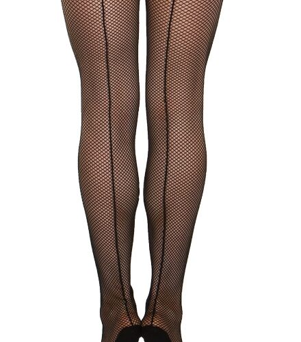 Seamed Fishnet Tights