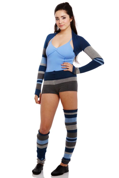 Hyper Stripe Legwarmers