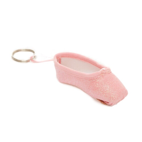 Glitter Pointe Shoe Keyring