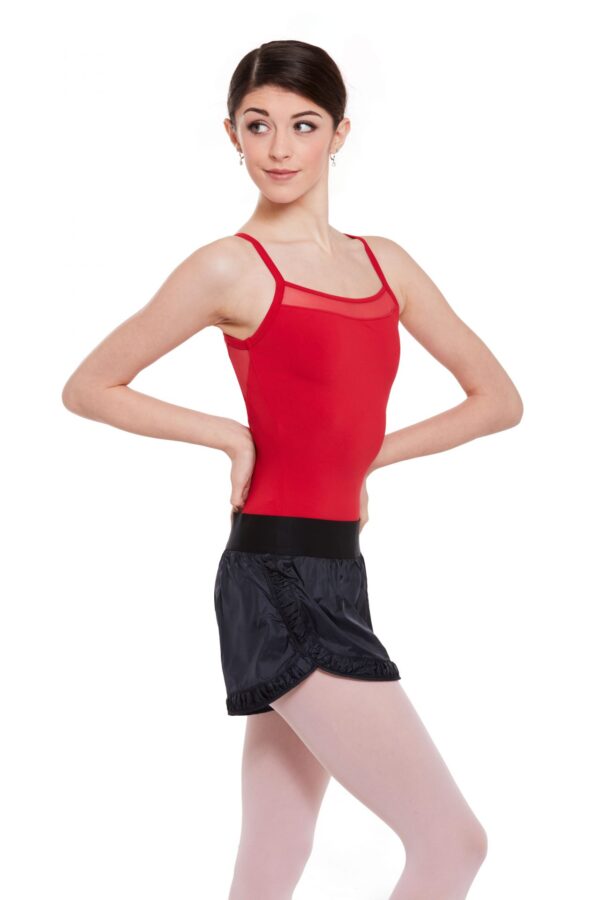 Ladies Rip-Stop Ruffle Shorts