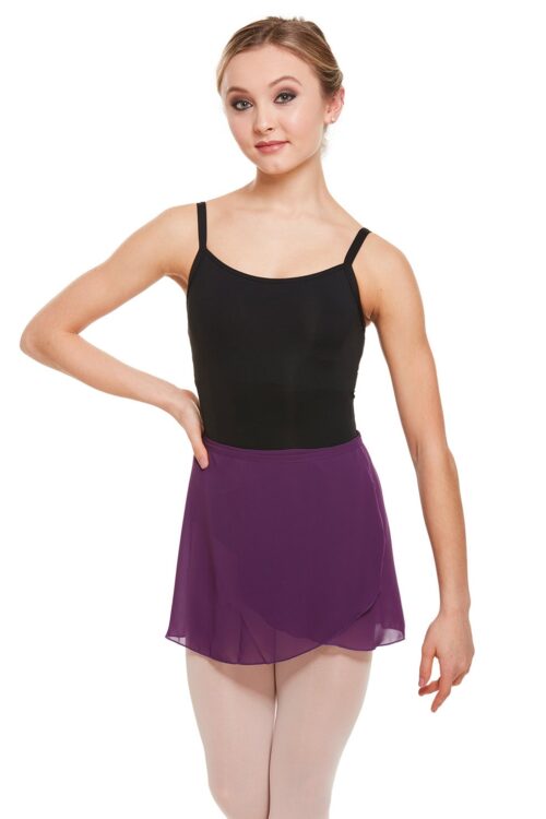 r9721-aub Vera- Wrap Ballet Skirt
