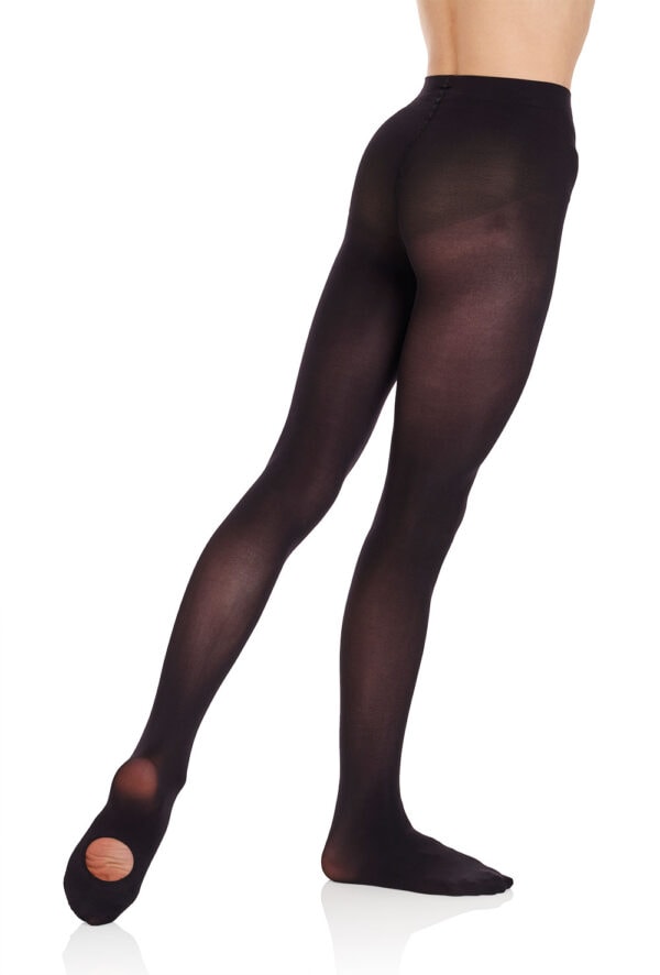 silky-blk Intermediate Value Ladies Convertible Tights - 60 Denier