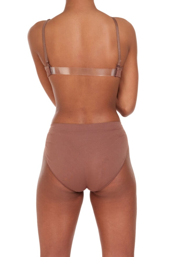 silky-mocha-set-bk Seamless High Cut Brief