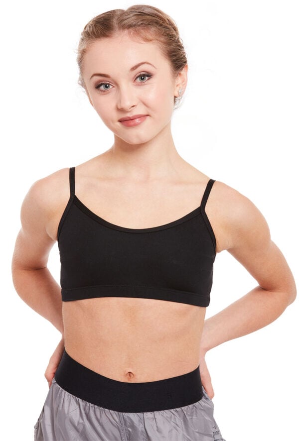 tb102-black-front Team Basic Bra Top