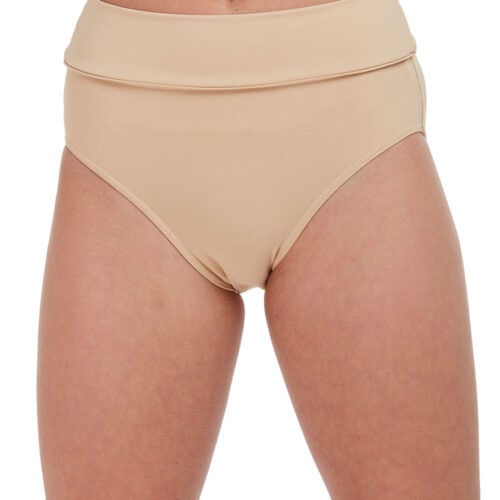 High Waistband Dance Brief with Regular Leg Line