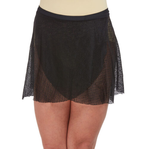Geometric Lace Wrap Skirt