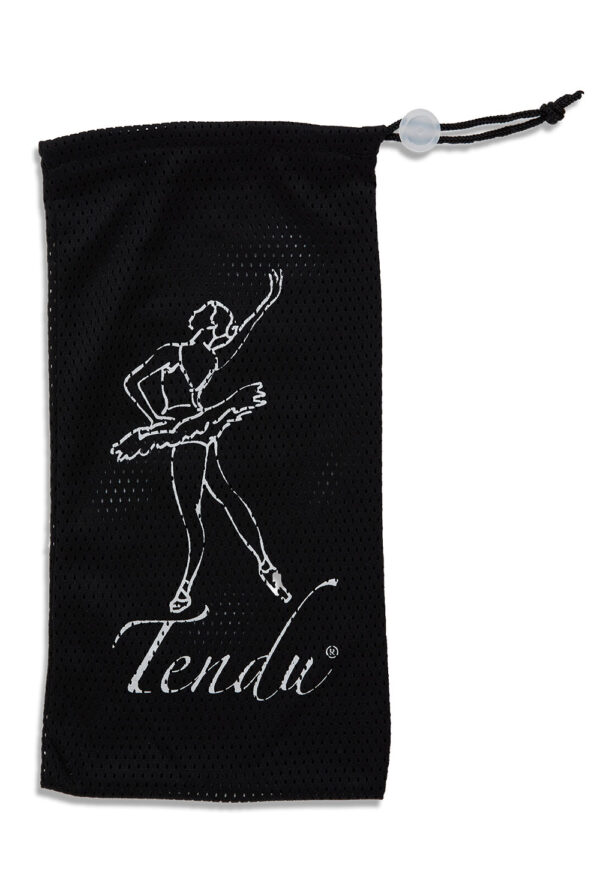 tendu-pointe-shoe-bag-black Logo Pointe Shoe Bag