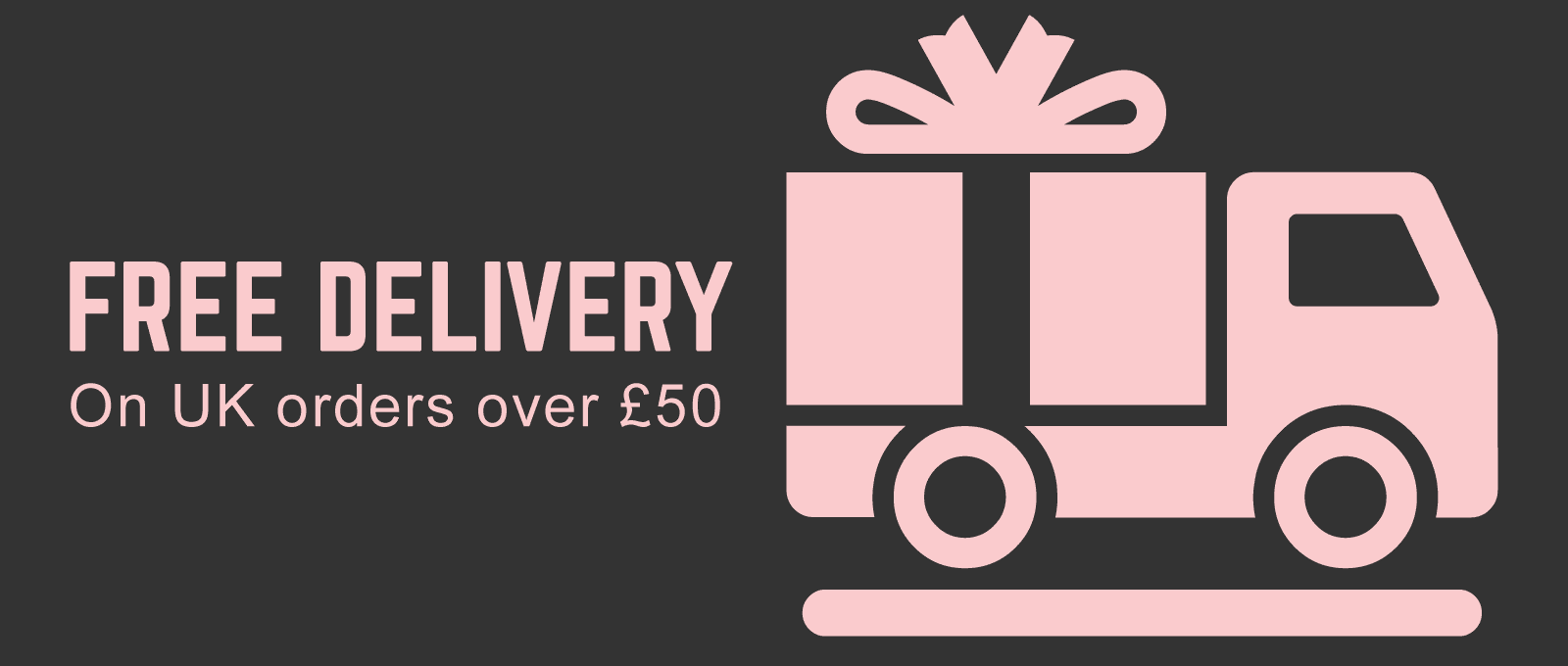 Free standard delivery on UK orders over £50