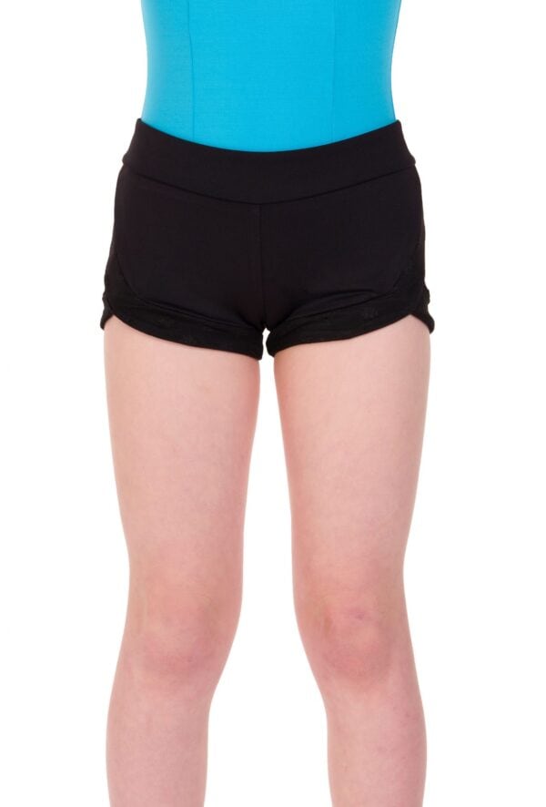 Daisy Mesh Hem Band Short