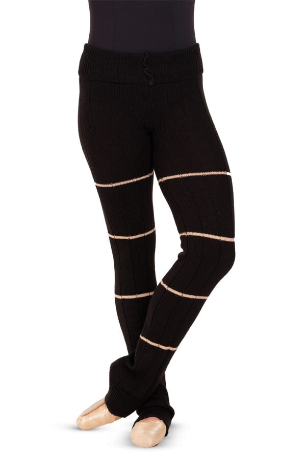 Intermezzo-5288-stripey-wool-pant-black-front Panlonglin Knit Pant