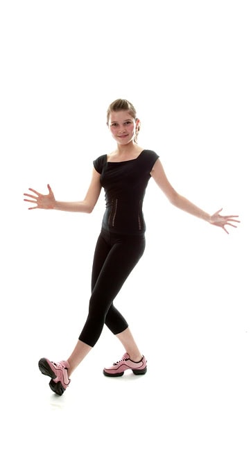 Toptura Seamless Cap Sleeve Dance Top