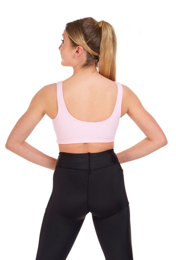 MBB-pink-back Minimal Bounce Bra - Microfibre