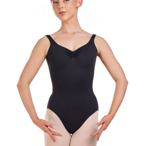 Intermezzo 31232 Meryl Pinch Front and Back Tank Leotard