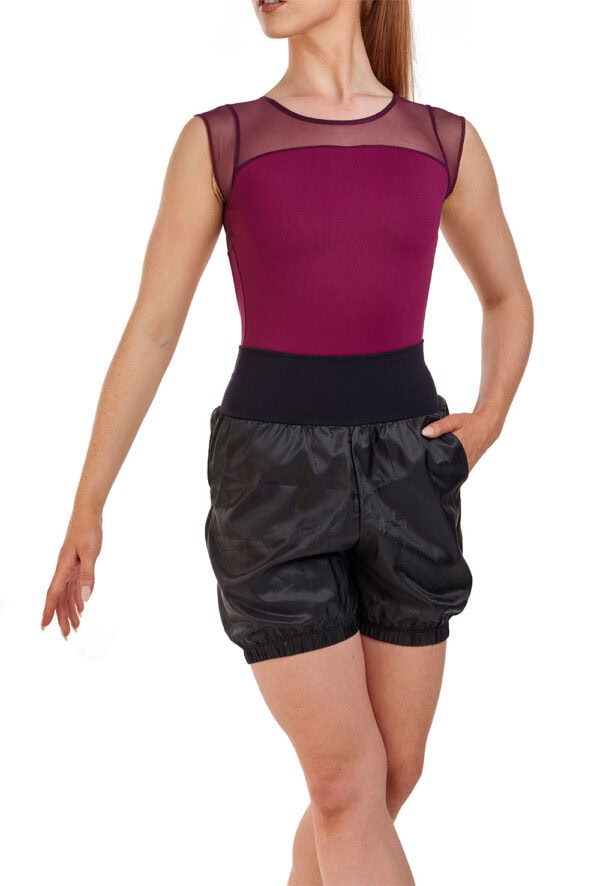 5298-detail Sweat-it-out Shorts with Soft Wide Waistband
