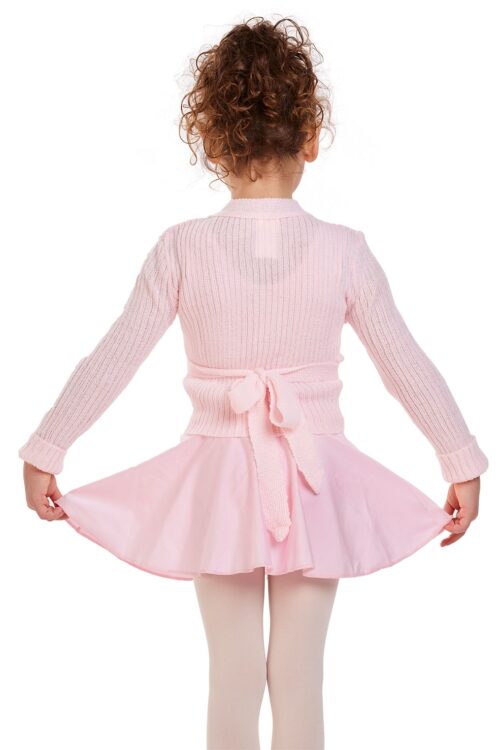 Children's Ribbed Crossover Cardigan