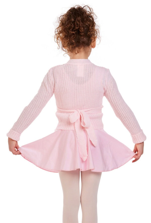 Children's Ribbed Crossover Cardigan