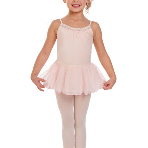 Smock Trim V-back Dress