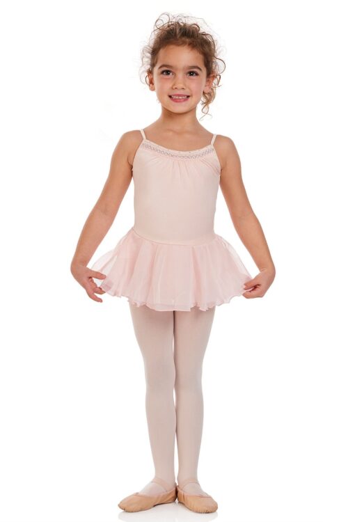 Smock Trim V-back Dress