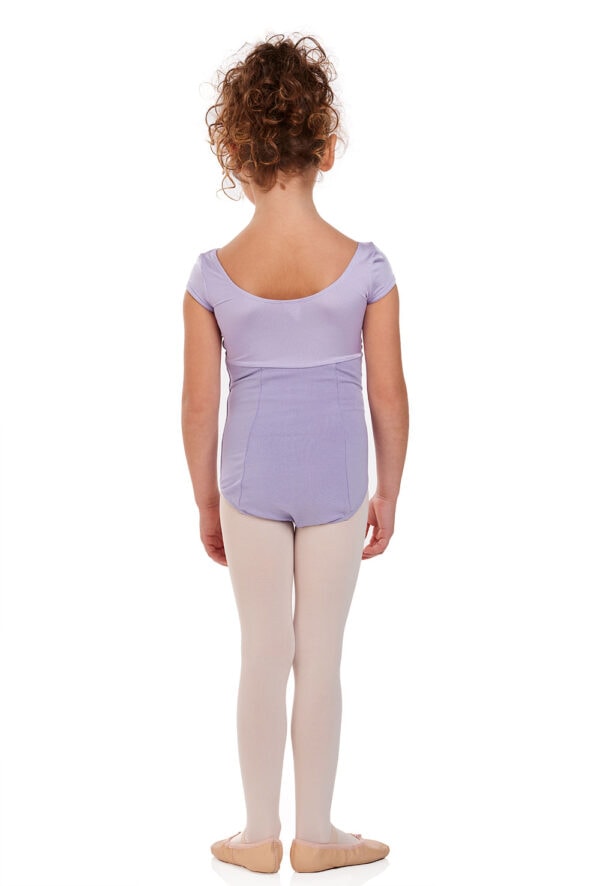 Girls Tonal Cap Sleeve Leotard